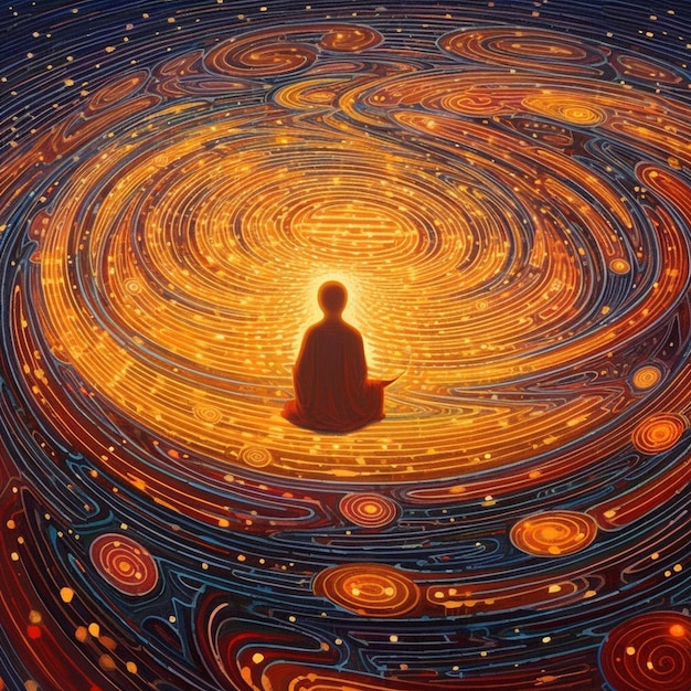 Premium AI Image | mindful spirituality meditating meditation